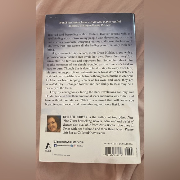 hopeless by colleen hoover - Picture 2 of 2